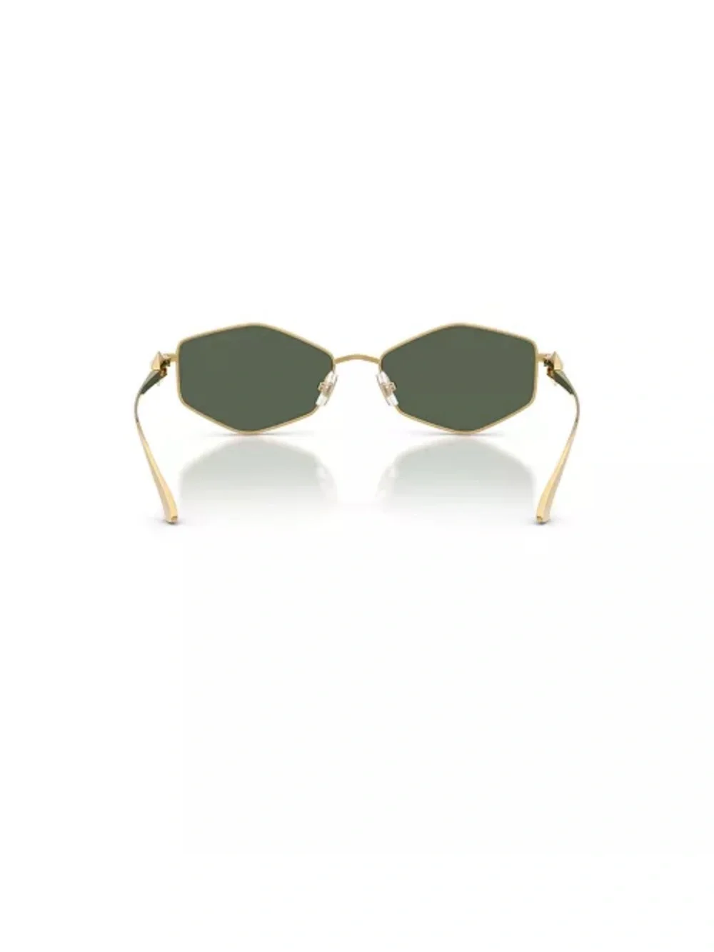🆕Jimmy Choo Gold Frame Sunglasses with Green Lenses new